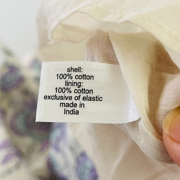 NEW Lane Bryant Smocked Floral Print Maxi Dress Boho Cottagecore Resort Size 22 - Picture 13 of 14